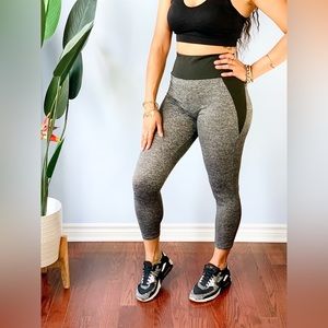 High Waist Fitness Leggings (Grey)
